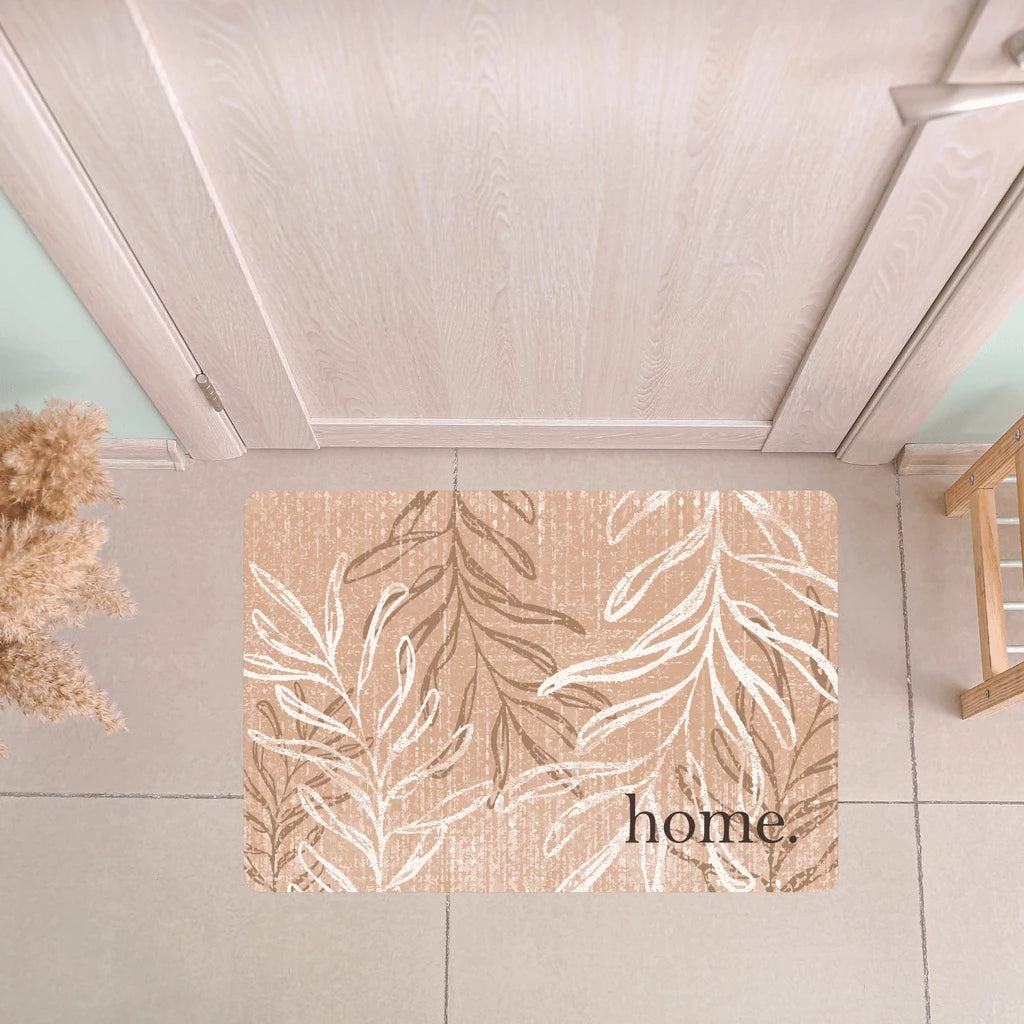 Tapete Capacho de Porta Bem-Vindo 40x60cm – Estampas Modernas e Base Antiderrapante