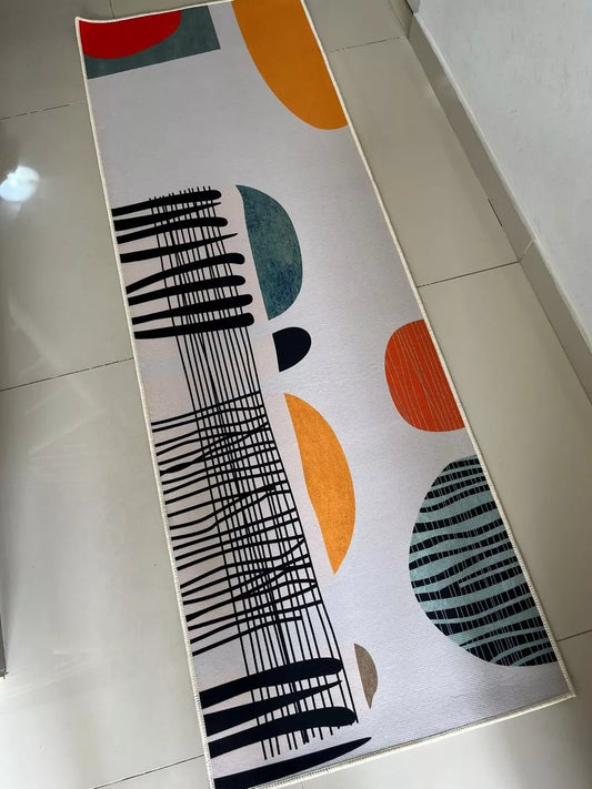 Tapete Passadeira Antiderrapante em Veludo Cristal – 50x150cm para Sala, Cozinha, Corredor e Beira de Cama