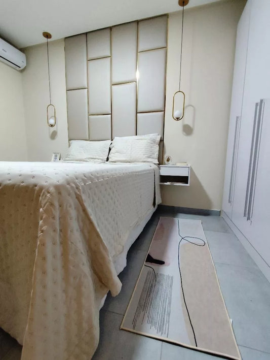 Tapete Passadeira Antiderrapante em Veludo Cristal – 50x150cm para Sala, Cozinha, Corredor e Beira de Cama