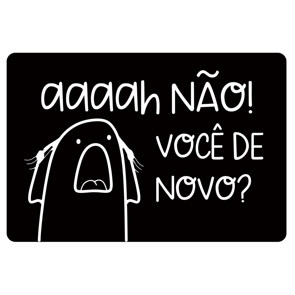 Tapete Capacho de Porta Bem-Vindo 40x60cm – Estampas Modernas e Base Antiderrapante
