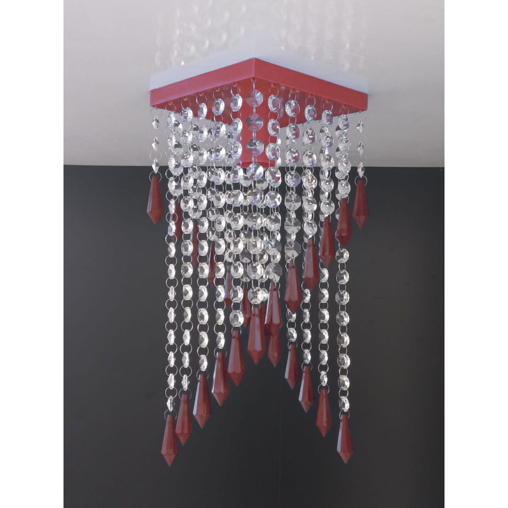 Lustre Plafon Dourado de Teto – Luminária Decorativa para Sala, Quarto ou Cozinha | Bivolt