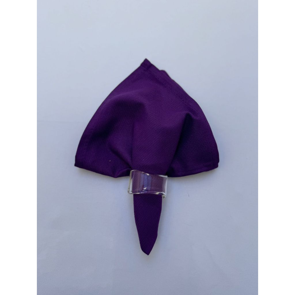 Kit 4 Guardanapos de Algodão Premium 35x35 cm com Bainha – Mesa Posta Elegante