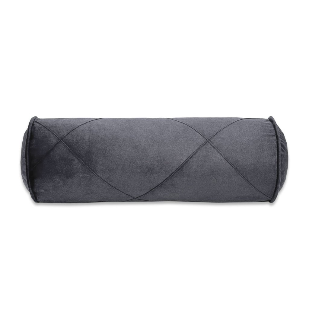 Almofada Rolinho Decorativo 50cm em Suede Aveludado com Enchimento – Luxo e Conforto para Sofá, Cama ou Poltrona