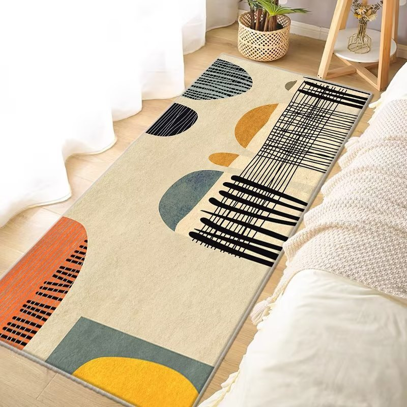 Tapete Passadeira Antiderrapante em Veludo Cristal – 50x150cm para Sala, Cozinha, Corredor e Beira de Cama