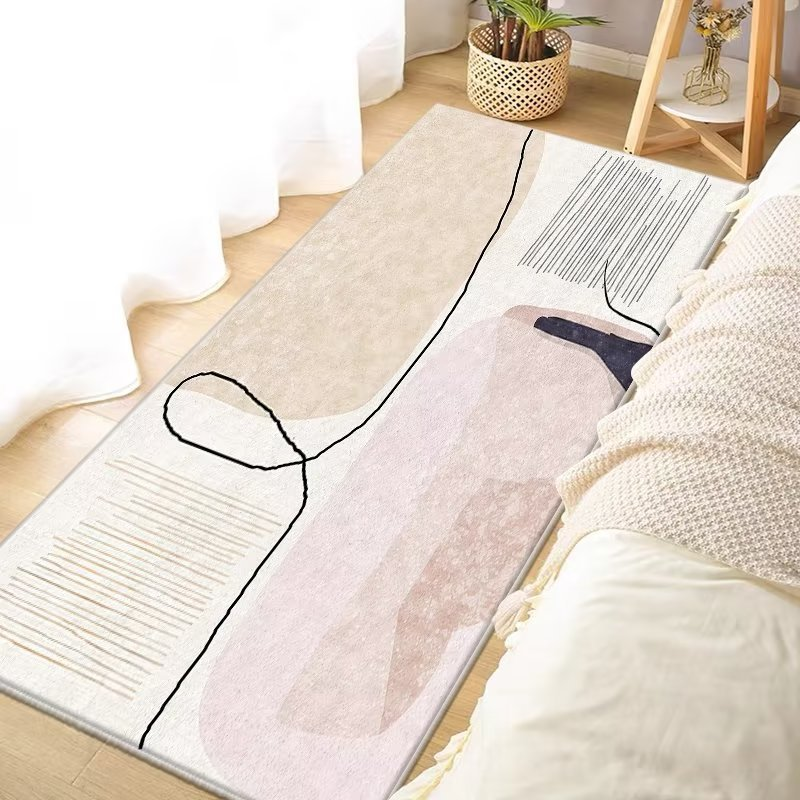 Tapete Passadeira Antiderrapante em Veludo Cristal – 50x150cm para Sala, Cozinha, Corredor e Beira de Cama