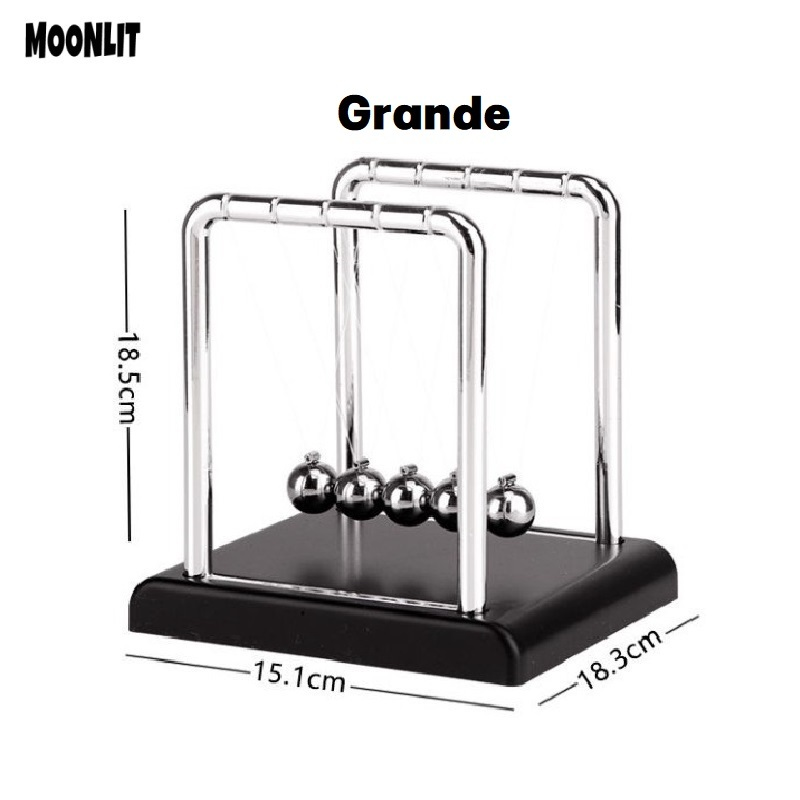 Pêndulo de Newton Decorativo – Bolas de Equilíbrio Clássico