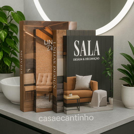 Kit 3 Caixas Livro Decorativo – Porta Objetos Multiuso