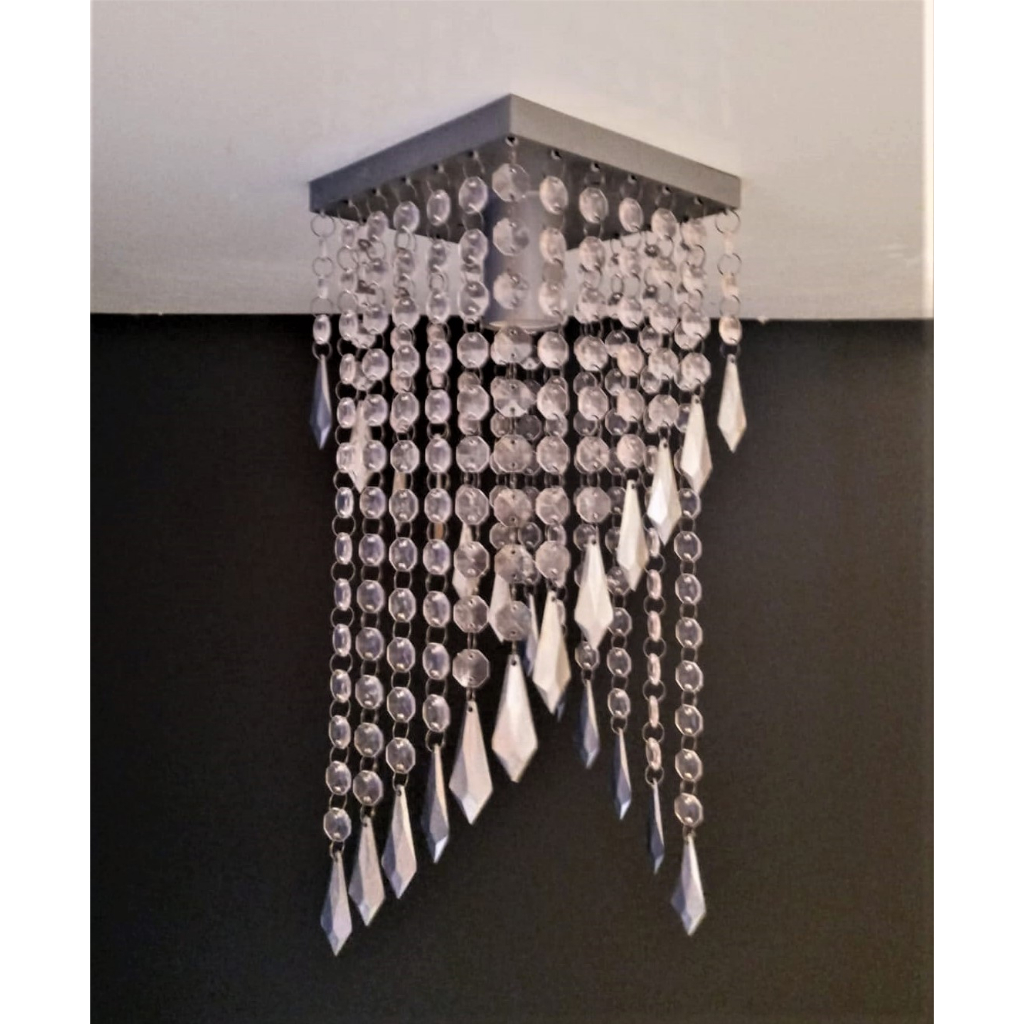 Lustre Plafon Dourado de Teto – Luminária Decorativa para Sala, Quarto ou Cozinha | Bivolt
