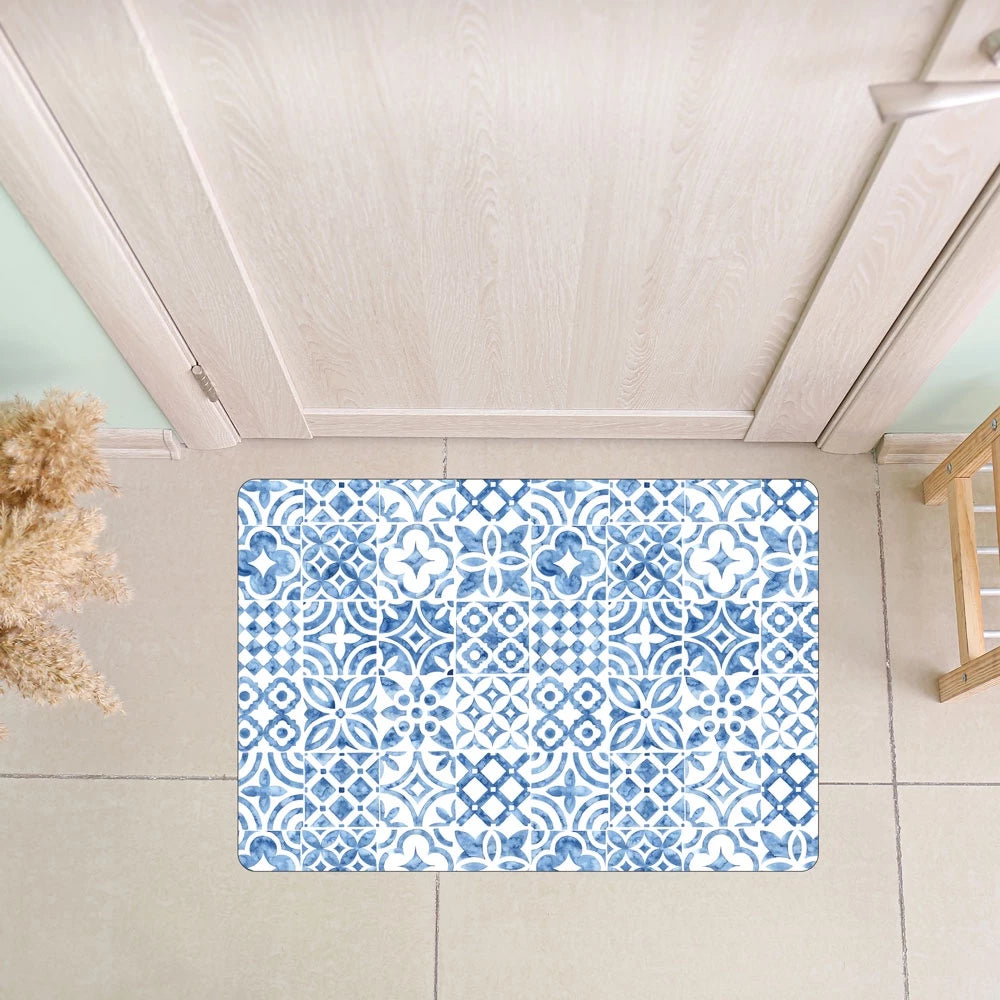 Tapete Capacho de Porta Bem-Vindo 40x60cm – Estampas Modernas e Base Antiderrapante