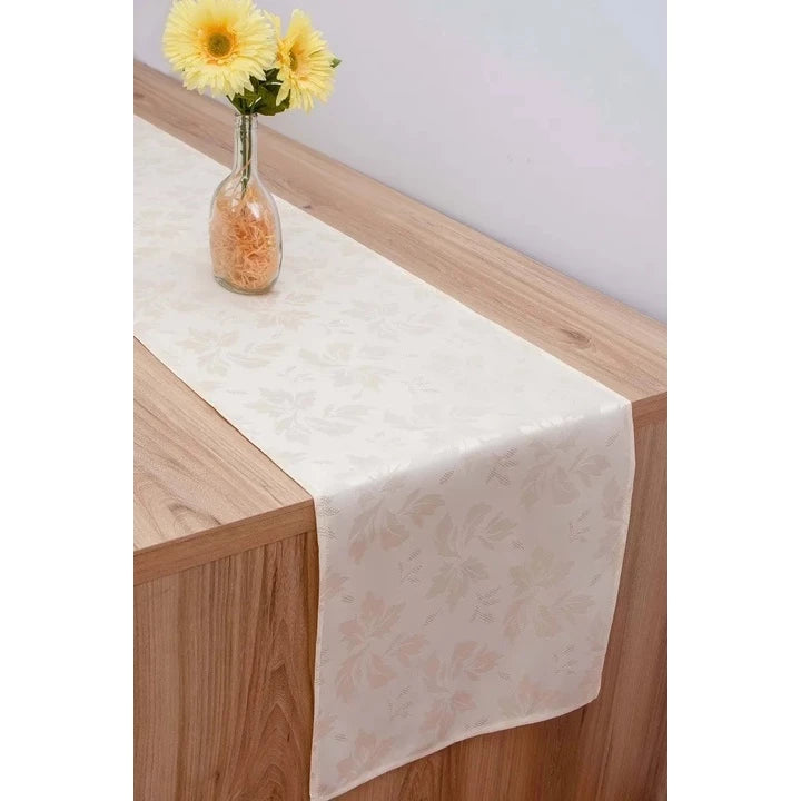 Caminho Trilho de Mesa Jacquard Luxo – 6 Lugares 1,40m x 0,40