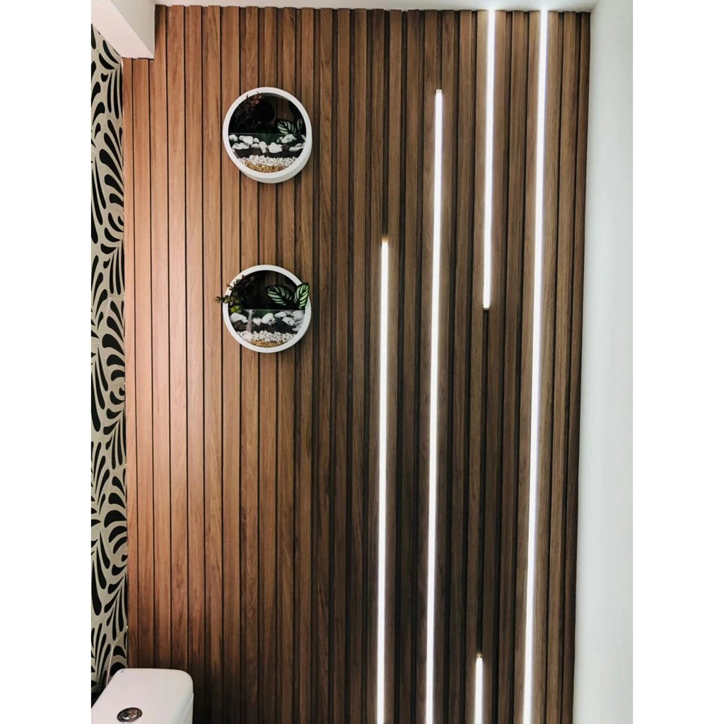 Vaso Redondo de Parede – Terrário Decorativo (Sem Decoração)