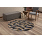 Tapete Redondo Estampado 1,20m x 1,20m Antiderrapante – Conforto e Estilo para sua Casa