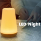 Luminária de Luz Noturna LED 13 Cores – Controle de Toque 360° e Bateria Recarregável
