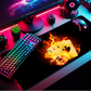 Mouse Pad Gamer Premium 70x35cm – Black Dollar