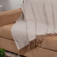 Manta Gigante para Sofá e Cama 100% Algodão 2,40m x 1,60m – Decorativa com Franjas