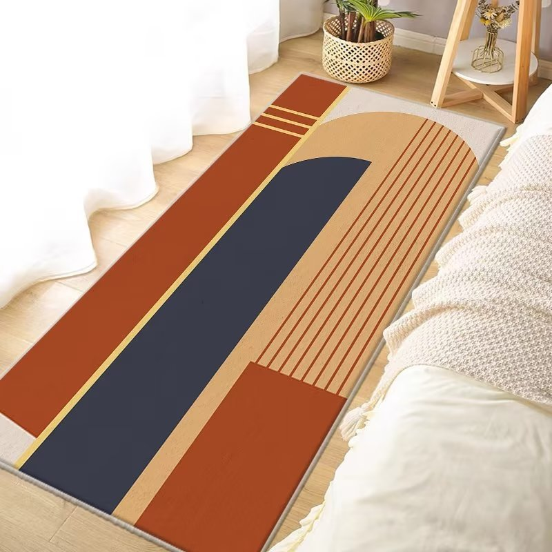 Tapete Passadeira Antiderrapante em Veludo Cristal – 50x150cm para Sala, Cozinha, Corredor e Beira de Cama