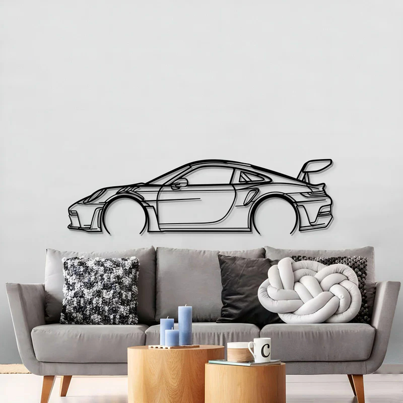 QUADRO CARRO PORSCHE GT3 RS EM ACM - DIVERSOS TAMANHOS