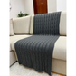 Peseira Manta Trança em Tricot 180x60cm – Sofá, Cama Casal e Decoração