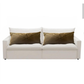 Kit 02 Almofadas Baguete Retangular Grande Cheia em Suede Drapeada – 70cm x 30cm