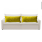 Kit 02 Almofadas Baguete Retangular Grande Cheia em Suede Drapeada – 70cm x 30cm