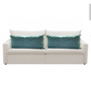 Kit 02 Almofadas Baguete Retangular Grande Cheia em Suede Drapeada – 70cm x 30cm
