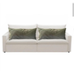 Kit 02 Almofadas Baguete Retangular Grande Cheia em Suede Drapeada – 70cm x 30cm