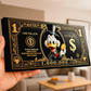Quadro Decorativo Cédula Milhão – Estilo Magnata | Arte Exclusiva para Sala, Quarto e Escritório