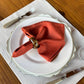 Kit 4 Guardanapos de Algodão Premium 35x35 cm com Bainha – Mesa Posta Elegante