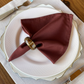 Kit 4 Guardanapos de Algodão Premium 35x35 cm com Bainha – Mesa Posta Elegante