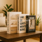 Kit 3 Caixas Livro Decorativo – Porta Objetos Multiuso