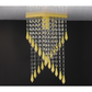 Lustre Plafon Dourado de Teto – Luminária Decorativa para Sala, Quarto ou Cozinha | Bivolt