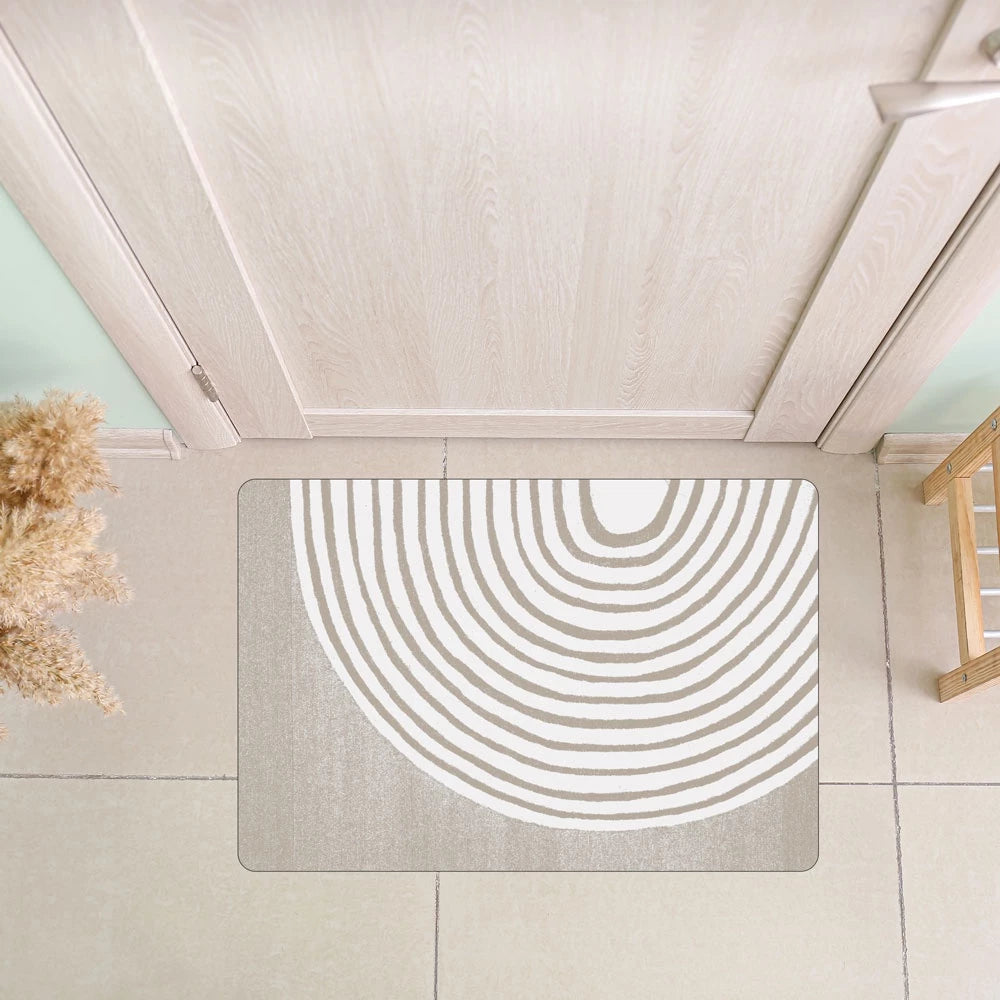 Tapete Capacho de Porta Bem-Vindo 40x60cm – Estampas Modernas e Base Antiderrapante