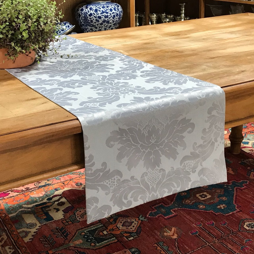 Caminho Trilho de Mesa Jacquard Luxo – 6 Lugares 1,40m x 0,40