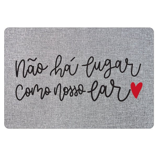 Tapete Capacho de Porta Bem-Vindo 40x60cm – Estampas Modernas e Base Antiderrapante