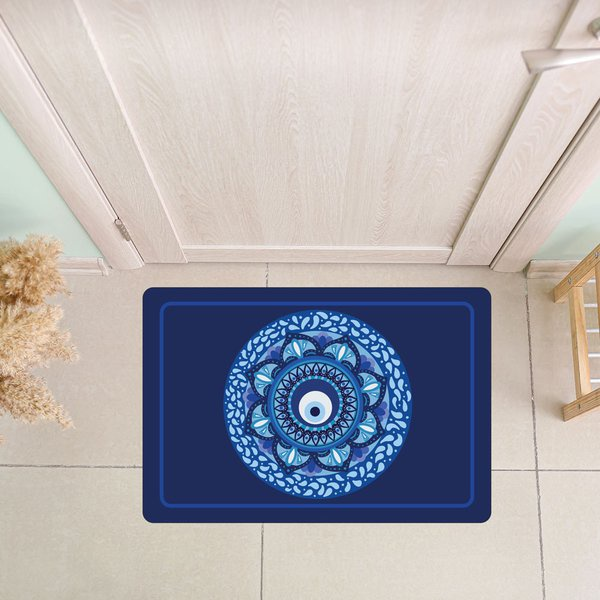 Tapete Capacho de Porta Bem-Vindo 40x60cm – Estampas Modernas e Base Antiderrapante