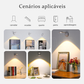 Luminária LED de Parede Sem Fio com Sensor de Movimento e Carregamento USB